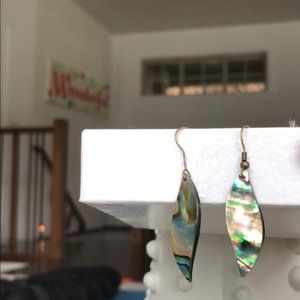 Abalone shell earrings